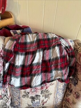 The Children's Place Red Plaid Circle Skirt
